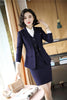 Fabric Formal Women Business Suits with Skirt and Tops and Vest & Waistcot for Ladies Blazers Autumn Winter Sets