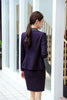 Formal Ladies Blue Blazer Women Business Suits with Skirt and Jacket Sets Work Wear Office Uniform Styles