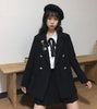 Japanese Uniform College Style Suit Female Spring Autumn Small Suit Jacket + Shirt + Pleated Skirt Three-piece Suit