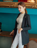 High Quality Long Suit Korean Long Sleeve Solid Color Small Suit Professional Long Blazer Jacket