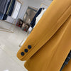 Loose Large Size Women's Suit 2023 Autumn and Winter Casual Orange Ladies Small Suit Jacket Professional Wear