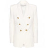 High Quality New Fashion 2022 Designer Blazer Women's Office Suit Metal Lion Buttons Double Breasted Blazer Outer Coat