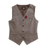 Women Simply Sleeveless Single-breasted Vest Jacket Office Ladies Wear Casual Suit Waistcoat Outwear Tops