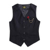 Women Simply Sleeveless Single-breasted Vest Jacket Office Ladies Wear Casual Suit Waistcoat Outwear Tops