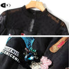 Party Dinner Woman Dresses Sexy Elegant Patchwork Mesh Flare Sleeve Slim French Embroidery Black White Long Dress