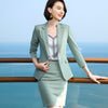 Professional Women Skirt Suits 2023 Spring Striped Blazer and Skirt Office Ladies Business Work Wear