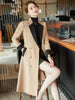 Red Khaki Black Women Blazer Casual Ladies Long Jacket Coat For Autumn Winter Wear