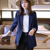 S-4XL Large Size Women's Suit Office Professional Wear 2022 Autumn and Winter Slim Plaid Long-sleeved Ladies Jacket