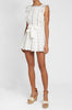 High Quality Self Portrait Dress 2022 Women Summer A-line Hollow Out Lace Dress High Waist Sleeveless Beach Dress