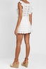 High Quality Self Portrait Dress 2022 Women Summer A-line Hollow Out Lace Dress High Waist Sleeveless Beach Dress