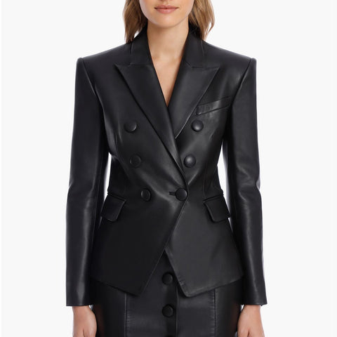 Spot Women's Clothing 2023 Small Suit Button Lapel Women's Suit Top