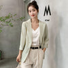 Three Quarter Sleeve Blazer for Korean Teenage Girls Loose Fit Streetwear Womens Autumn Trends Suit Jackets