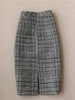 Winter Women's Suits Skirt Set 2023 Temperament Slim Wool Long Ladies Coat Jacket Slim Skirt Two-piece