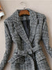 Winter Women's Suits Skirt Set 2023 Temperament Slim Wool Long Ladies Coat Jacket Slim Skirt Two-piece