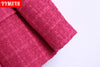 Women Blazer Suit Jacket 2023 Autumn and Winter Waist Loose Temperament Pure Color All-match Elegant Clothes