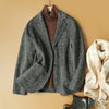 Women Wool Blazer 75%Wool Solid Color Office Lady Blazer 2023 Two Pocket Jacket Spring Autumn Wool Coat Female K111