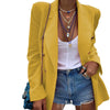Women's Jacket 2023 Casual Long Sleeve Shoulder Pad Suit Blazer Jacket Women Sexy Green Blazer Outfit Office Ladies