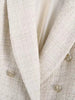 High Street Turn-down Collar Double Breasted Button Solid