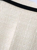 High Street Turn-down Collar Double Breasted Solid