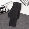 High Waist Jeans Women 2022 Casual Streetwear Slim Black Blue Gray Jeans Vintage Stretch Denim Pencil Pants Women