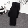 High Waist Jeans Women 2022 Casual Streetwear Slim Black Blue Gray Jeans Vintage Stretch Denim Pencil Pants Women