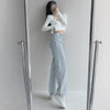 High Waist Loose Comfortable Jeans For Women Streetwear Fashionable Straight Pants Mom Jeans Washed Boyfriend Jeans