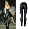 High Waist PU Imitation Leather Jeans Women Black Elasticity Skinny Jeans Femme Push Up Slim Vaqueros Mujer Pencil Pants
