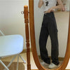 High Waist Pants Jeans for Women Loose Wide Leg Jean Streetwear Woman Denim Pants Casual Straight Pants Distressed Solid 5XL