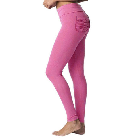 High Waist Pocket Leggings Women Spring Summer Sexy Push Up Hips Butt Fitness Legging Blue Pink Shiny Workout Leggins Plus Size