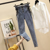 High Waist Sexy Skinny Pencil Jeans For Women Jeans Leggings  Denim Pants Slim Female Trousers
