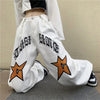 High Waist Women Jeans Vintage Streetwear White Straight Baggy Trouser Casual Autumn Ladies Wide Leg Denim Pants