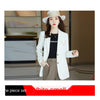 High-end Jacket Plus Size Autumn and Winter Slim Single-breasted Ladies Office Suit Temperament Long-sleeved Suit Female