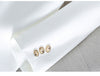 High-end Jacket Plus Size Autumn and Winter Slim Single-breasted Ladies Office Suit Temperament Long-sleeved Suit Female
