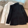 High-end professional business suit female short suit business temperament short black and white business suit spring an