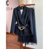 High-end quality women's skirts 2023 spring jacket coat + half skirt two-piece suit