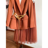 High-end quality women's skirts 2023 spring jacket coat + half skirt two-piece suit