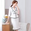 High-quality Women's Blazer Skirt 2-piece Set Spring and Summer 2022 Temperament Western Style Business Wear Office Jacket