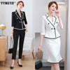 High-quality Women's Blazer Skirt 2-piece Set Spring and Summer 2022 Temperament Western Style Business Wear Office Jacket