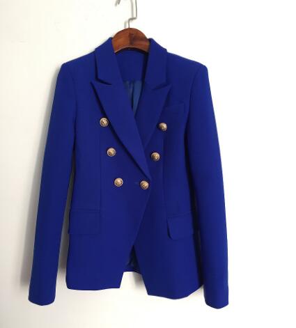 High quality brand design double-breasted suit jackets 2022 spring runways women's buttons blazers Chic slim fit short coat