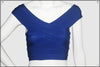 High quality knitted red purple blue bandage top off shoulder fashion tank top for women hip busiter crop Vestidos feminios
