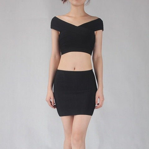 High quality knitted red purple blue bandage top off shoulder fashion tank top for women hip busiter crop Vestidos feminios