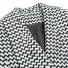 suit suit women's woolen black and white Plaid Slim small suit + mini high waist pack hip skirt suit AL