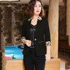 High quality women's spring autumn leopard blazer 2022 fashion temperament casual retro short retro chic office versatile jacket