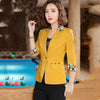 High quality women's spring autumn leopard blazer 2022 fashion temperament casual retro short retro chic office versatile jacket