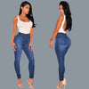 High waist jeans women's sexy hip lifting stretch slim fit retro pencil pants skinny pants European style trousers