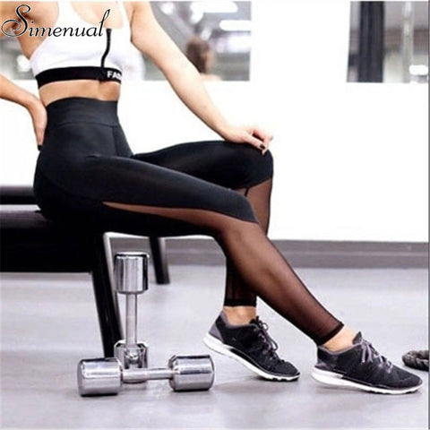 High waist mesh leggings athleisure 2022 sporty style fitness women slim legging harajuku summer black sexy leggins push up sale
