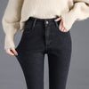 High waist women jeans 2022 korean pants female pencil pants stretch skinny pants casual trousers for women denim shorts