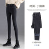 High waist women jeans 2022 korean pants female pencil pants stretch skinny pants casual trousers for women denim shorts