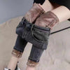 High waist women jeans 2022 korean pants female pencil pants stretch skinny pants casual trousers for women denim shorts