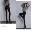 High-waisted denim trousers 2022 slim elastic feet pencil worn out Japanese black jeans women